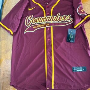 Terry McLaurin Washington Commanders Baseball Style Jersey men’s Medium